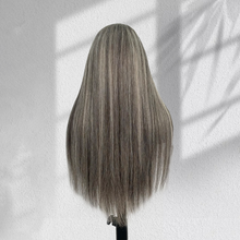 Load image into Gallery viewer, Ghair New Luxury Raw Hair 5x5 HD Balayage Wigs Straight 250% Density Color #2/613/2