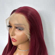 Load image into Gallery viewer, DollyPretty Burgundy 99J False Hair Wig Long Curly Wavy Synthetic Beginners Friendly Heat Resistant Elegant For Daily Use Wigs For Women