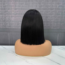 Load image into Gallery viewer, Ghair 1x2 Transparent Lace Bang BOB Wigs Straight 200% High Density Virgin Human Hair Wig