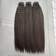 Load image into Gallery viewer, Ghair 100% Virgin Hair Bundles Kinky Straight Hair N1B#