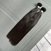 Load image into Gallery viewer, Ghair 100% Raw Hair Bundles Straight Hair N1B#
