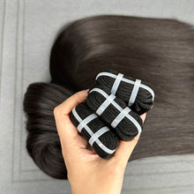 Load image into Gallery viewer, Ghair Double Drawn Virgin Hair Bundles Straight Hair N1B#