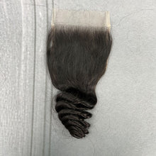Load image into Gallery viewer, Ghair 4x4 HD Lace Closure Loose Deep Wave Virgin Hair N1B#