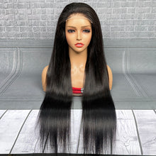 Load image into Gallery viewer, Ghair 4x4 TP Lace Closure Magic Wigs Straight 180% Density Virgin Human Hair Wig