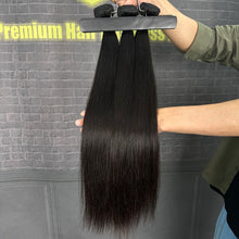 Load image into Gallery viewer, Ghair 100% Raw Hair Bundles Straight Hair N1B#