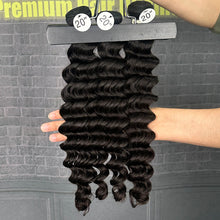 Load image into Gallery viewer, Ghair 100% Raw Hair Bundles Deep Wave Hair N1B#