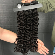 Load image into Gallery viewer, Ghair 100% Raw Hair Bundles Italian Curly Hair N1B#