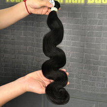 Load image into Gallery viewer, Ghair 100% Raw Hair Bundles Body Wave Hair N1B#