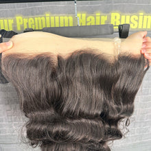 Load image into Gallery viewer, Ghair 13x4 Transparent Lace Frontal Single Loose Wave Virgin Hair N1B#