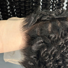 Load image into Gallery viewer, Ghair 13x4 Transparent Lace Frontal Kinky Curly Virgin Hair N1B#