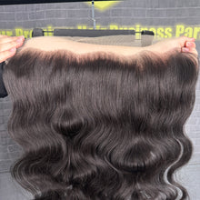 Load image into Gallery viewer, Ghair 13x4 Transparent Lace Frontal Body Wave Virgin Hair N1B#