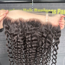 Load image into Gallery viewer, Ghair 13x6 Transparent Lace Frontal Italian Curly Virgin Hair N1B#