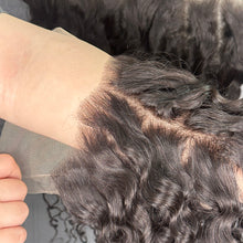 Load image into Gallery viewer, Ghair 13x6 Transparent Lace Frontal Italian Curly Virgin Hair N1B#