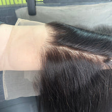 Load image into Gallery viewer, Ghair 13x6 Transparent Lace Frontal Straight Virgin Hair N1B#