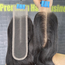 Load image into Gallery viewer, Ghair 2x6 Transparent Lace Closure Body Wave Virgin Hair N1B#