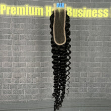 Load image into Gallery viewer, Ghair 2x6 HD Lace Closure Deep Wave Virgin Hair N1B#
