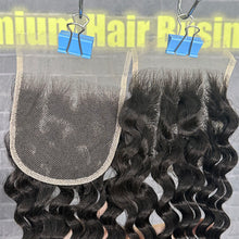Load image into Gallery viewer, Ghair 4x4 HD Lace Closure Deep Wave Virgin Hair N1B#