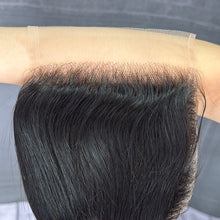 Load image into Gallery viewer, Ghair 5x5 Transparent Lace Closure Loose Deep Wave Virgin Hair N1B#