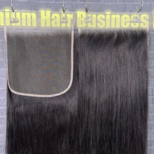 Load image into Gallery viewer, Ghair 7x7 HD Lace Closure Straight Virgin Hair N1B#