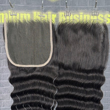 Load image into Gallery viewer, Ghair 6x6 HD Lace Closure Loose Deep Wave Virgin Hair N1B#