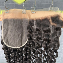 Load image into Gallery viewer, Ghair 6x6 Transparent Lace Closure Italian Curly Virgin Hair N1B#