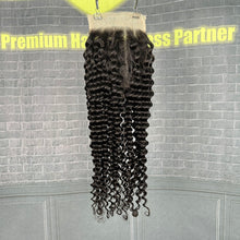 Load image into Gallery viewer, Ghair 6x6 Transparent Lace Closure Deep Wave Virgin Hair N1B#