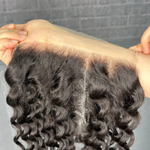 Load image into Gallery viewer, Ghair 6x6 Transparent Lace Closure Deep Wave Virgin Hair N1B#
