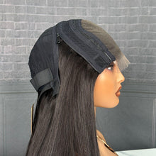 Load image into Gallery viewer, Ghair 2x6 5x5 9x6 Pre Bleached Single Knot HD Lace Replaceable Wig STW 18-30" 1B#