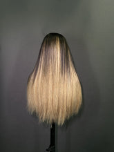 Load image into Gallery viewer, Ghair New Luxury Raw Hair 5x5 HD Balayage Wigs Straight 250% Density Color #6/70/6