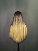 Load image into Gallery viewer, Ghair New Luxury Raw Hair 5x5 HD Balayage Wigs Straight 250% Density Color #4/27/4