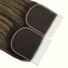 Load image into Gallery viewer, Ghair 5x5 Balayage HD Lace Closure Straight Raw Hair #4/27/4