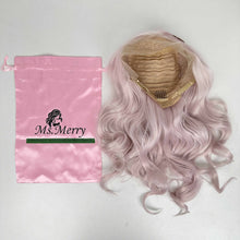 Load image into Gallery viewer, Ms. Merry Pink False Hair Wig Long Curly Wavy Synthetic Beginners Friendly Heat Resistant Elegant For Daily Use Wigs For Women