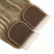 Load image into Gallery viewer, Ghair 5x5 Balayage HD Lace Closure Straight Raw Hair #6/70/6
