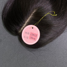Load image into Gallery viewer, Ghair 13*15CM Straight Silk Base Hair Topper N1B# Natural Black 100% Virgin Human Hair for Thinning Hair & Daily Wear