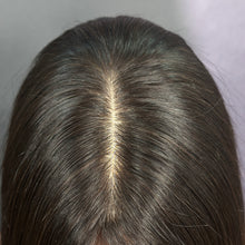 Load image into Gallery viewer, Ghair New Undetectable Silk Base Topper Elastic Net Wigs Comfortable for All Day Wear