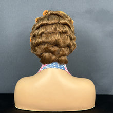 Load image into Gallery viewer, Ghair Pre Made 13x4 Transparent Lace Pixie Cut Wigs #4/350 Dark Brown & Copper Red Human Hair Wigs Ready to Wear for Everyday & Special Occasions