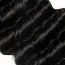 Load image into Gallery viewer, Ghair Loose Wave Crochet Hair Extensions N1B# Natural Black Virgin Hair for Daily & Party Use