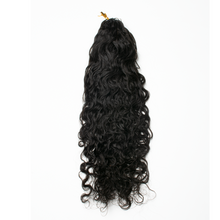 Load image into Gallery viewer, Ghair Water Wave Crochet Hair Extensions N1B# Natural Black Virgin Hair for Daily & Party Use