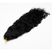 Load image into Gallery viewer, Ghair Water Wave Crochet Hair Extensions N1B# Natural Black Virgin Hair for Daily & Party Use