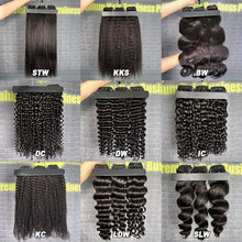 Load image into Gallery viewer, Ghair 100% Raw Hair Bundles Body Wave Hair N1B#