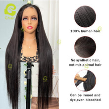 Load image into Gallery viewer, Ghair 13x4 HD Lace Frontal Wigs 180% Density 100% Peruvian Virgin Human Hair Wig