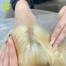 Load image into Gallery viewer, Ghair #613 Transparent 13x4 Lace Wigs 100% Peruvian Virgin 14A Human Hair 180% Density