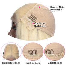 Load image into Gallery viewer, Ghair #613 5x5 Transparent Lace Wigs 100% Peruvian Virgin 14A Human Hair 150% Density