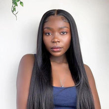 Load image into Gallery viewer, Ghair Fancy Wigs 13x4 Transparent Full Frontal Lace Wigs High Ratio Natural Hairline 200% Density Hair