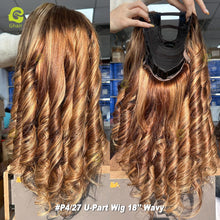 Load image into Gallery viewer, Ghair 180% High Density U-Part Wigs Virgin Human Hair Wig
