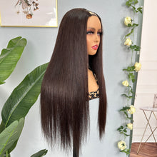 Load image into Gallery viewer, Ghair 180% High Density U-Part Wigs Virgin Human Hair Wig
