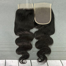 Load image into Gallery viewer, Ghair 5x5 Transparent Lace Closure Body Wave Virgin Hair N1B#
