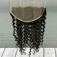 Load image into Gallery viewer, Ghair 13x6 Transparent Lace Frontal Italian Curly Virgin Hair N1B#
