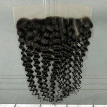 Load image into Gallery viewer, Ghair 13x6 Transparent Lace Frontal Deep Wave Virgin Hair N1B#
