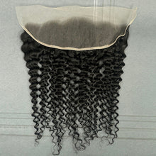 Load image into Gallery viewer, Ghair 13x4 Transparent Lace Frontal Deep Curly Virgin Hair N1B#
